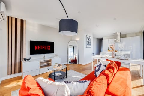 Open plan living area