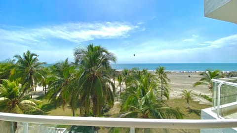 Vista al mar desde el balcón