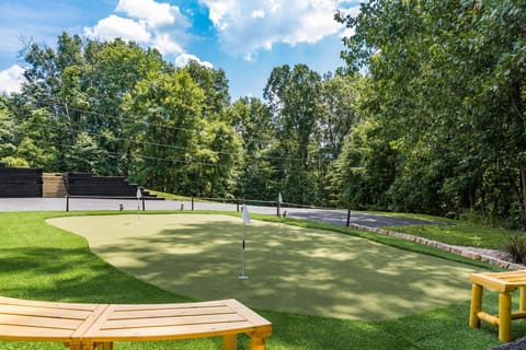 Challenge your friends to a round of mini golf.