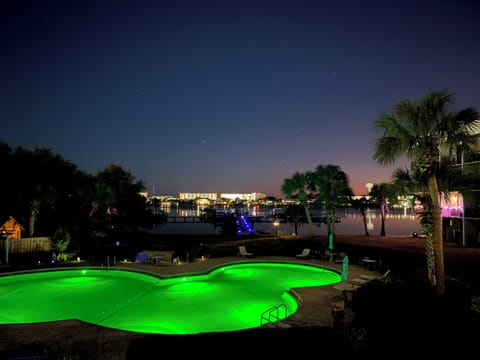 View from Balcony at Night