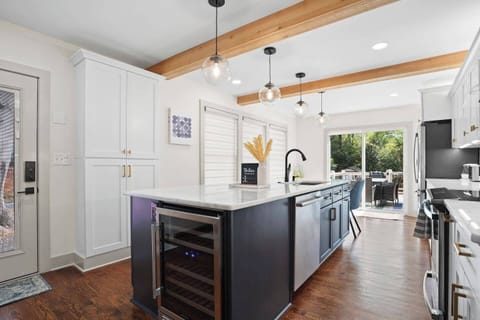 Suite 1 - Kitchen with wine fridge