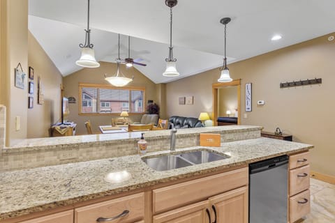 Open Kitchen Living Room Area