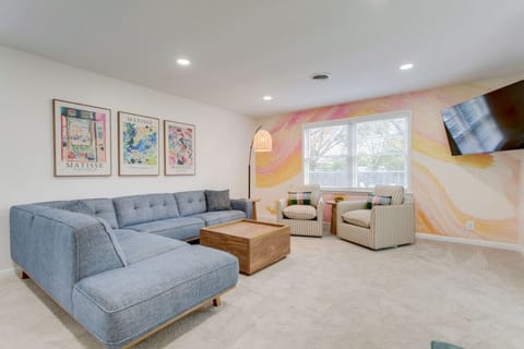 Second living room. There is also an entrance into the house through this living room.