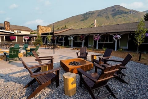 Gather around the fire pit for stories and stargazing.