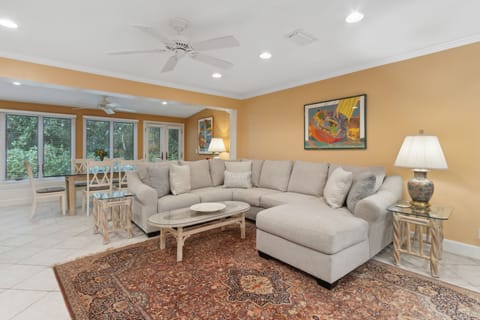 Large Sectional Sofa in Living Room