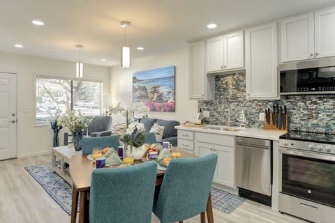 Living Room, Dining Area and Kitchen