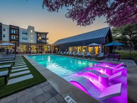 As you dip your toes into the cool water, the pool offers a refreshing retreat on a warm day.