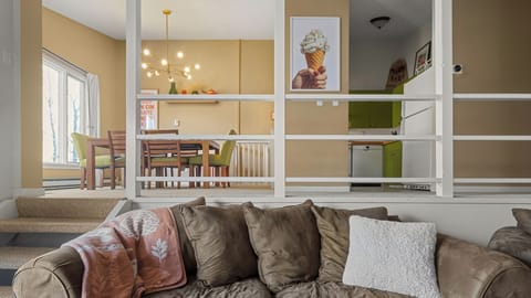 A welcoming, open living area designed for family and friend gatherings