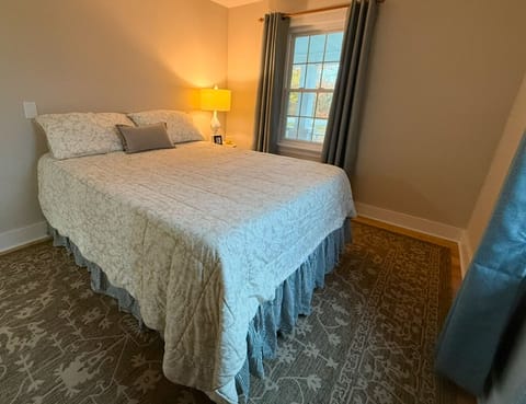 Main Bedroom on First Floor with Queen Size Bed