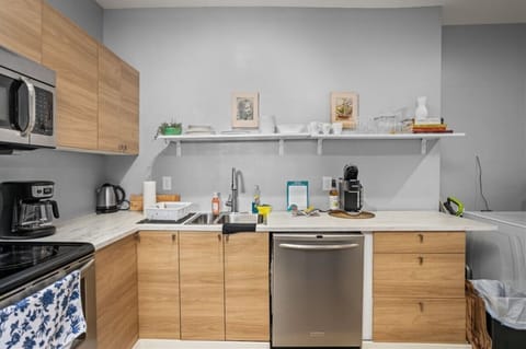 Kitchen fully equipped with essentials