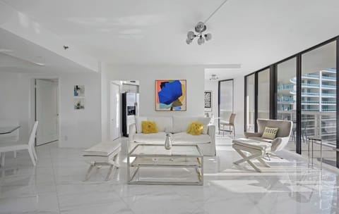 Great living room space with open floor plan and lovely views