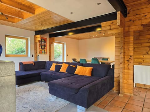 Living room with wood fire place and TV

