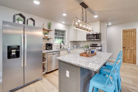 Fully stocked kitchen