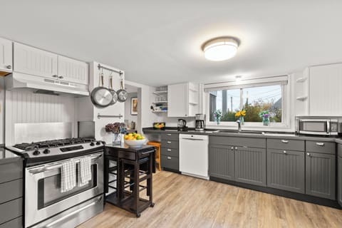 Fully equipped with modern appliances and essentials.