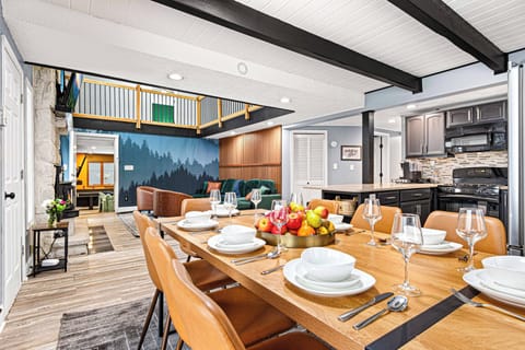 Gather around the elegant dining table for memorable meals and conversations!