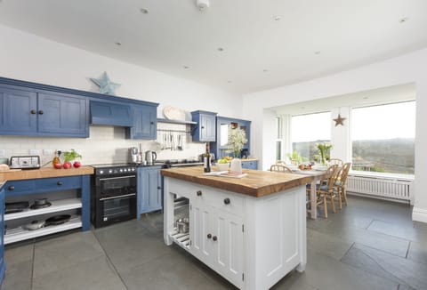 Henscath House, Mullion. Ground Floor: Discover the sociable open-plan kitchen, dining and sitting area