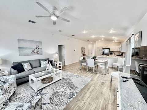 Open Concept: Living Room/Dining/Kitchen