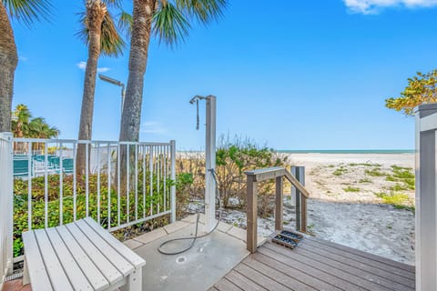 Outdoor Shower & walkway to the serene beachfront