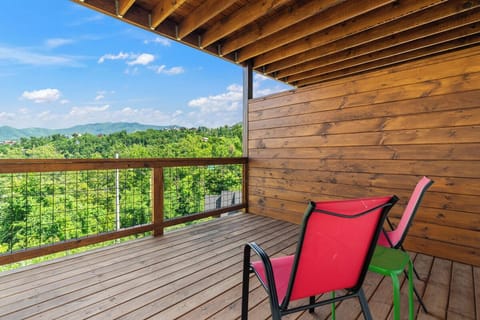 Black Bear Sanctuary's relaxing decks with views