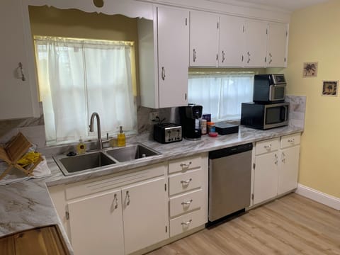 Fully stocked kitchen