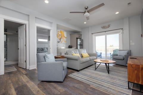 Lower Level Living Room - Enjoy a chill place to cool off from Kayaking and Pool Time