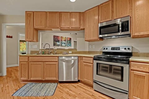 Unleash your culinary creativity in our fully stocked kitchen – where every tool and ingredient awaits.