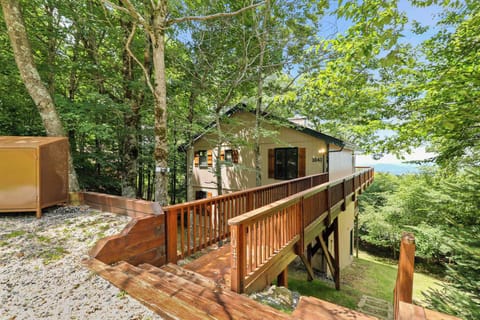 Take a stroll along the wooden walkway and immerse yourself in the scenic outdoor views