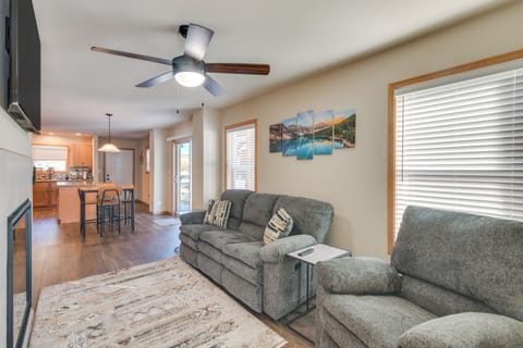 Granby Vacation Rental | 3BR | 2.5BA | 1,320 Sq Ft | 3 Steps Required