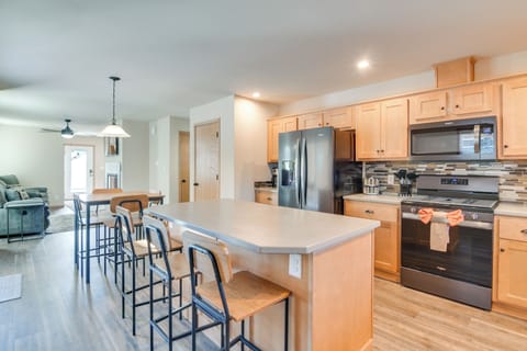 Kitchen | 2-Story Cabin | Central A/C & Heat