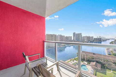 Private balcony view