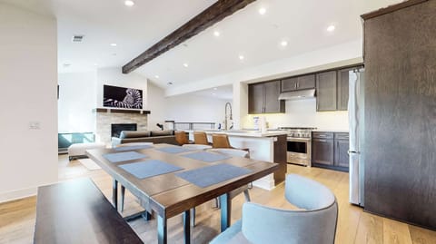 Dining table with seating for 6