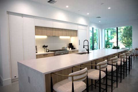 Fully stocked kitchen with Thermadore appliances.