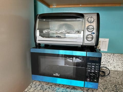 First unit, toaster oven and microwave