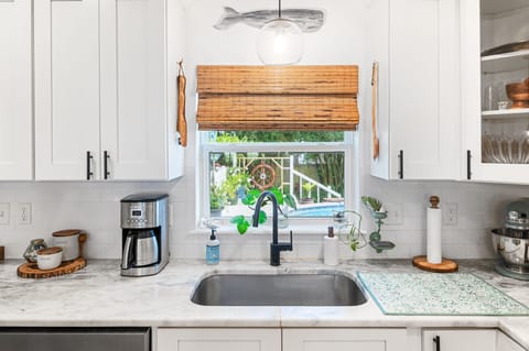 Make your morning cup of coffee catching the first rays of sunshine through the kitchen window!