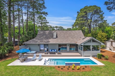 HOST & HOME presents...120 Club Course Drive, nestled within the tranquil ambience of Sea Pines Resort!