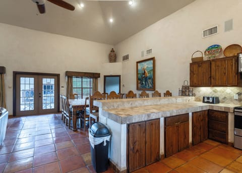 Kitchen + dining area view