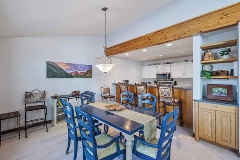 Dining table with seating for 6