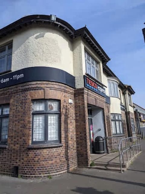 Tesco open 6am-11pm most days only 5 minute walk away