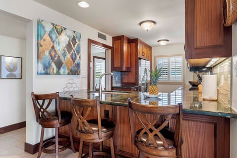 Well-equipped kitchen