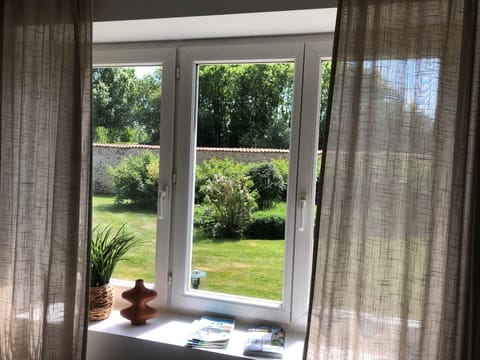 Vue jardin de la chambre