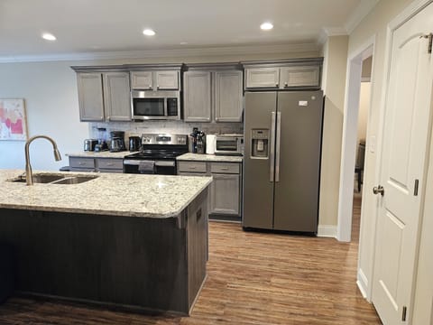 Open concept kitchen