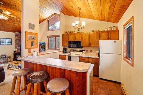 The perfect place to cook up a delicious meal after a day of exploring the mountains.