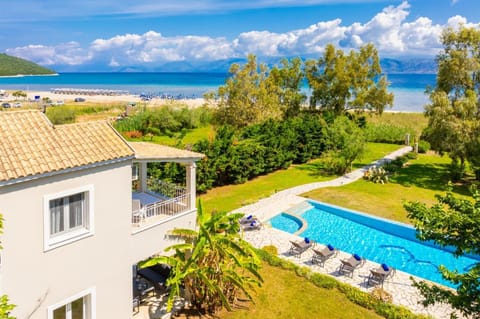 Beautiful villa with private pool, terrace, and garden with sea views