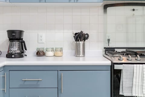 Coffee station ready for you to kick start your morning.