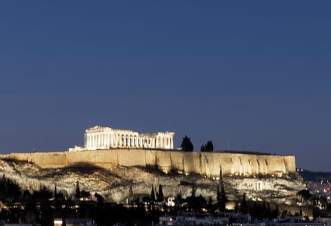 Acropolis view from Balcony