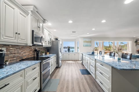 Modern kitchen filled with all your amenities 