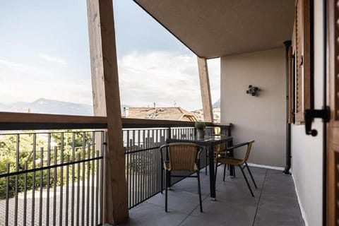 Balcony with a panoramic view