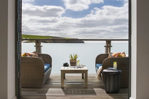 Balcony, Levan, The Village, Watergate Bay, self catering with Beach Retreats.