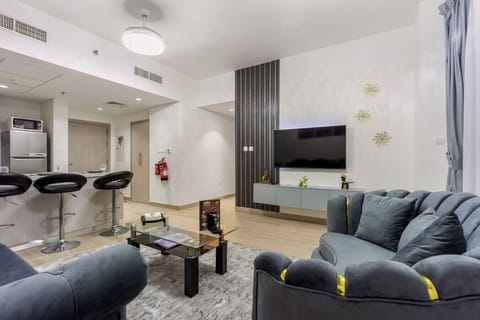 Living Room: Bright and stylish, perfect for relaxation or entertaining with friends!