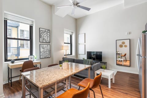 The dining area invites you to savor every moment, whether enjoying a quiet meal or hosting a festive gathering.